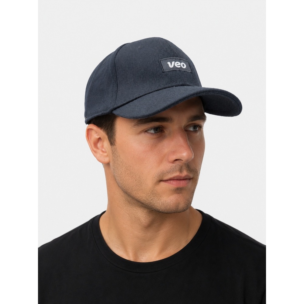 Veo Official Merchandise Black Baseball Cap Adjustable Strapback Hat NEW